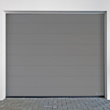 Izgled garažnih vrata Hormann 2500x2250 mm spolja siva RAL9007