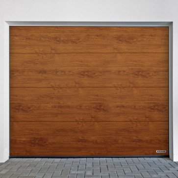Izgled garažnih vrata Hormann 2500x2250 mm GoldenOak