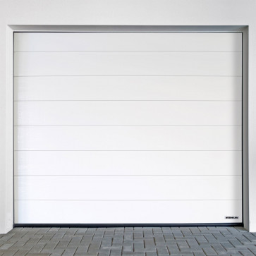 Izgled garažnih vrata Hormann 2500x2250 mm spolja siva RAL9016
