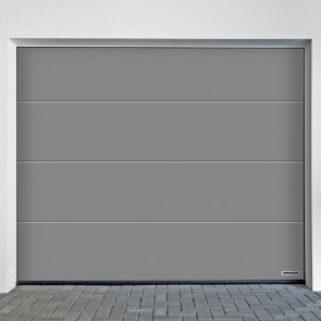 Izgled garažnih vrata Hormann 2500x2250 mm spolja bela CH9007