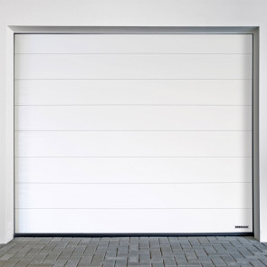Izgled garažnih vrata Hormann 2500x2250 mm spolja siva RAL9016