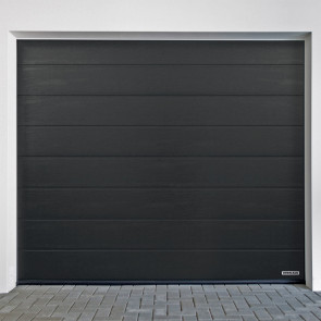Izgled garažnih vrata Hormann 2500x2250 mm spolja siva RAL7016
