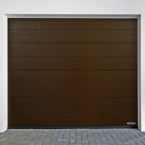 Izgled garažnih vrata Hormann 2500x2250 mm spolja siva RAL8028
